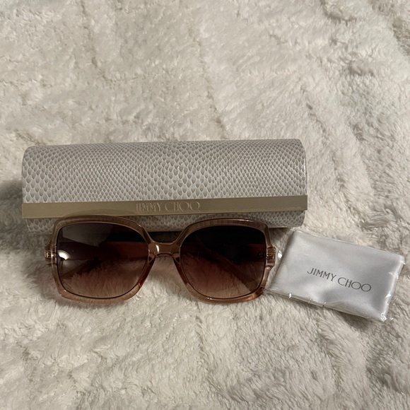 Jimmy Choo Gradient Brown Sunglasses